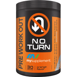 Mysupplement Preworkout N.O.Turn Portakal 450g