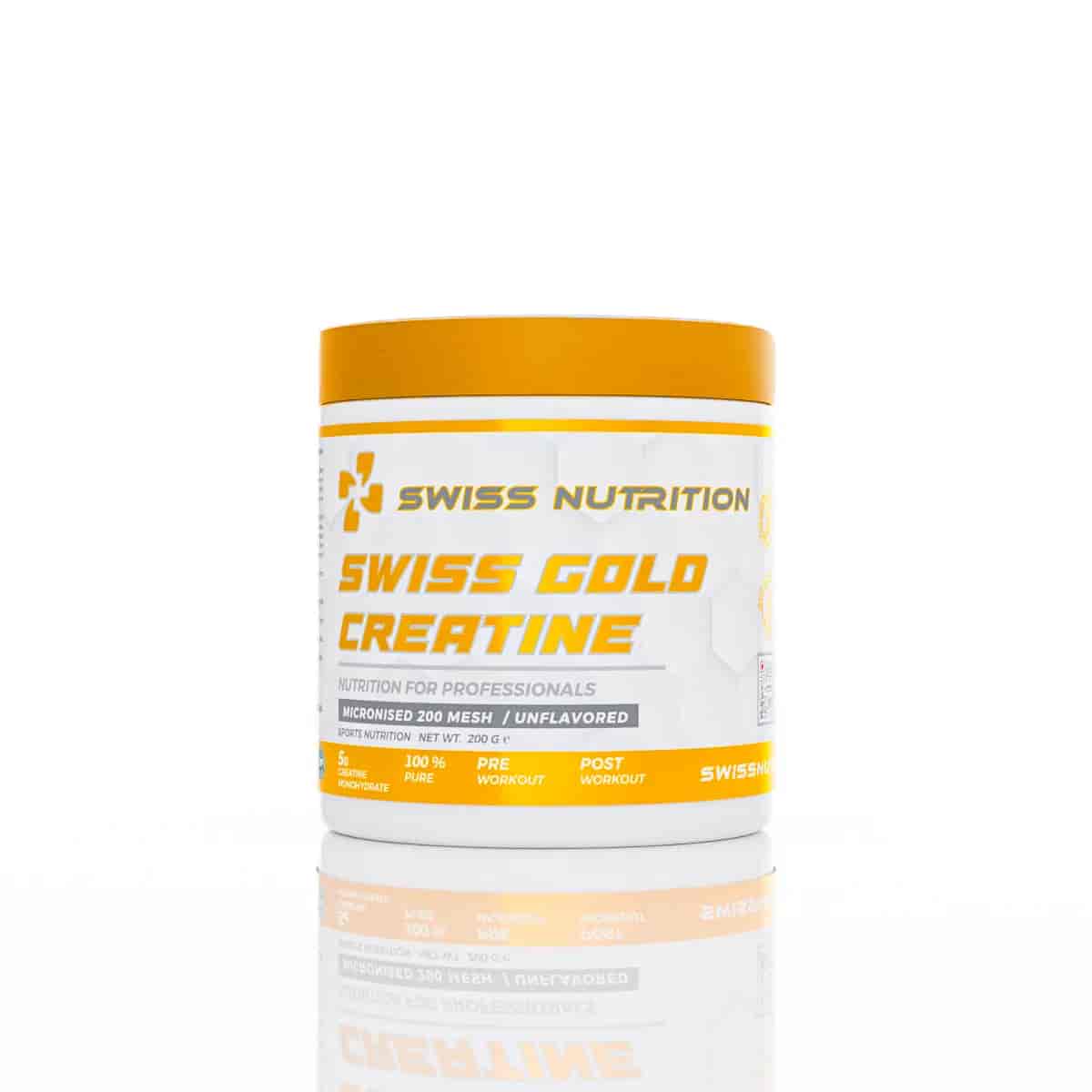 SWISS GOLD CREATINE - 200 Gr / 40 Servis