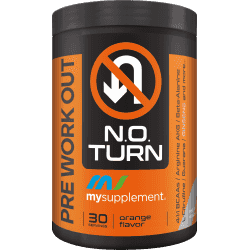 Mysupplement Preworkout N.O.Turn Portakal 450g