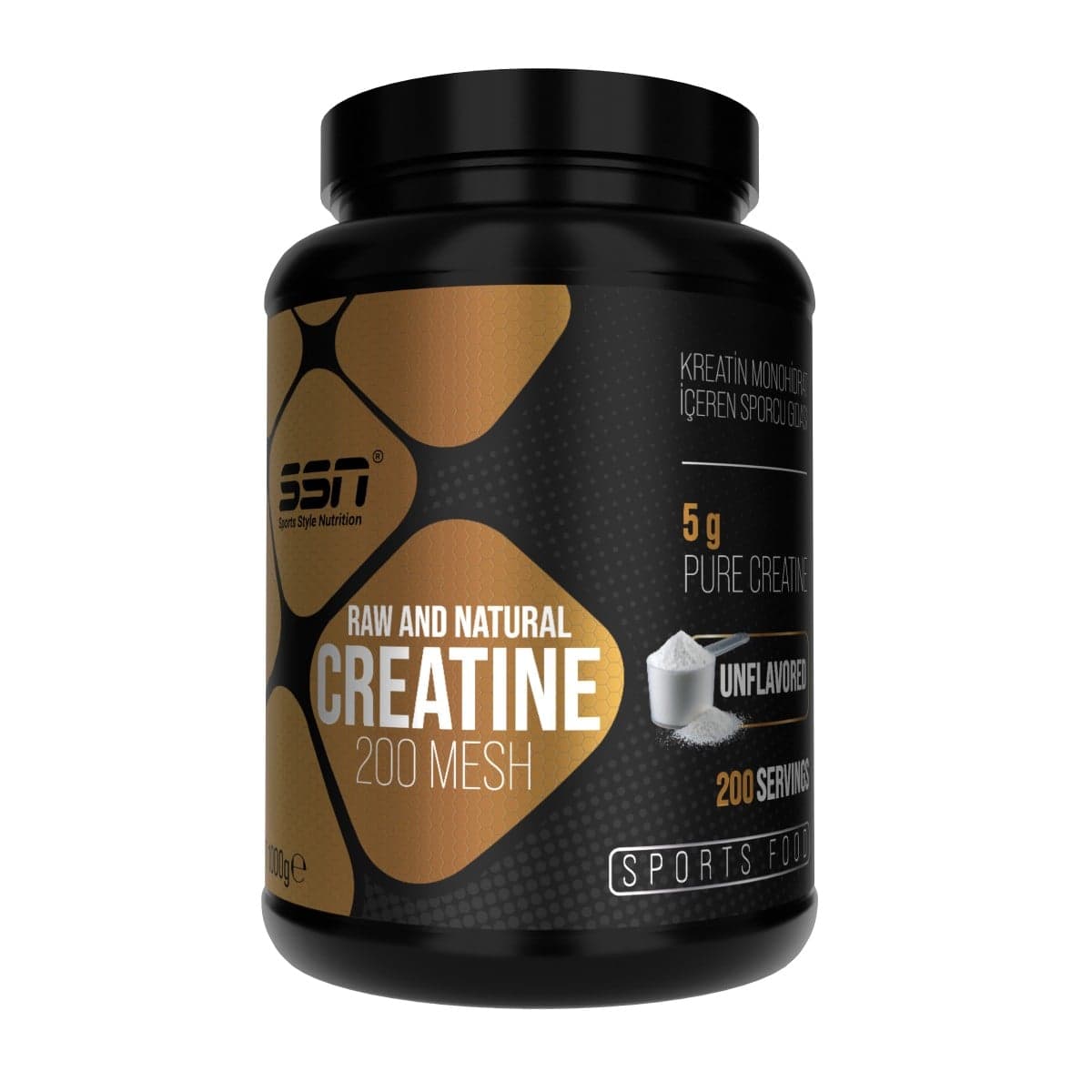 SSN Sports Style Nutrition Raw and Natural Creatine 1000 gram