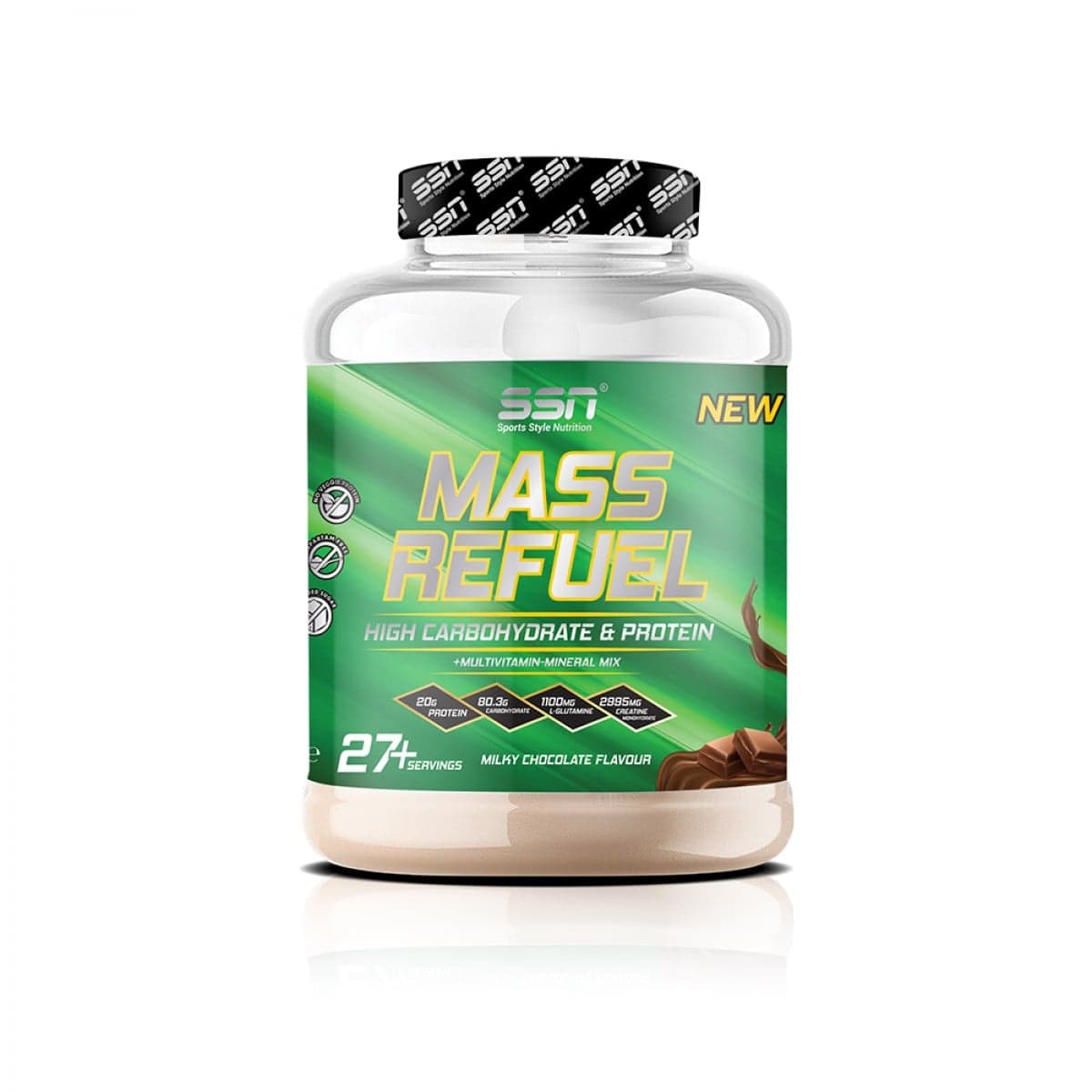 SSN Sports Style Nutrition Mass Refuel 3000 Gr (Çikolata) Karbonhidrat Kilo Aldırıcı