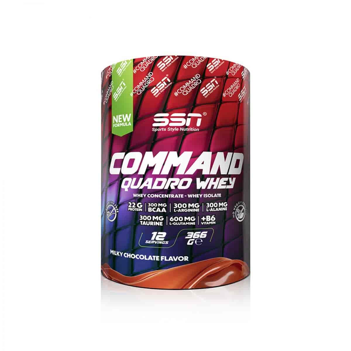 SSN Sports Style Nutrition Command Quadro Whey 366 Gr Çikolata Protein Tozu