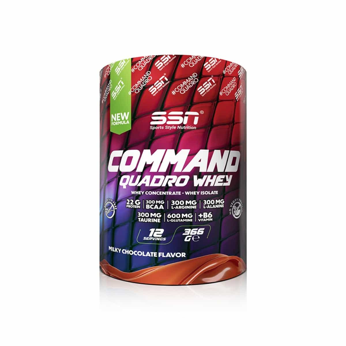 SSN Sports Style Nutrition Command Quadro Whey 366 Gr Çikolata Protein Tozu